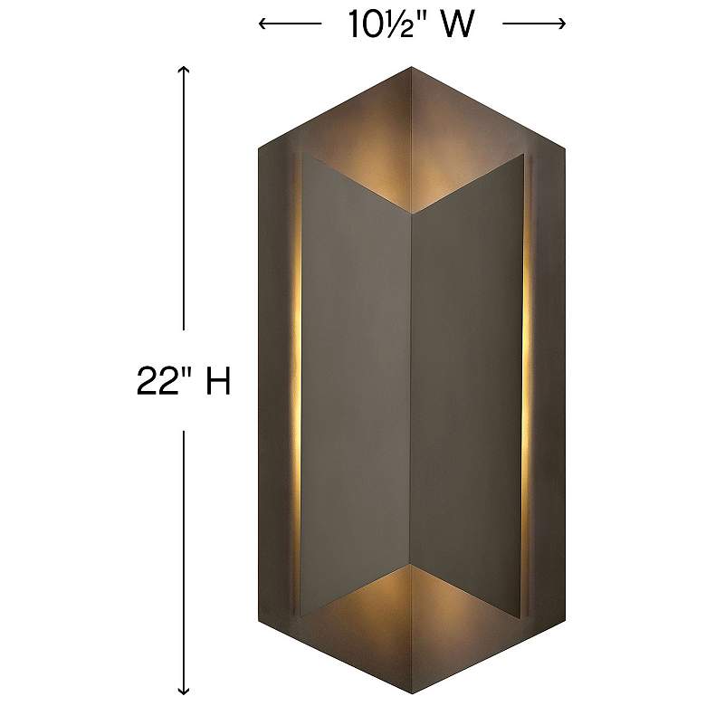 Image 4 Lex 22" High Outdoor Wall Light by Hinkley Lighting more views