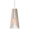 Lex 9.2" Wide White Accented White Washed Oak 4000K P1 Driver LED Pend
