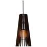 Lex 9.2"W Black Accented Dark Stained Walnut 2700K P1 Driver LED Penda