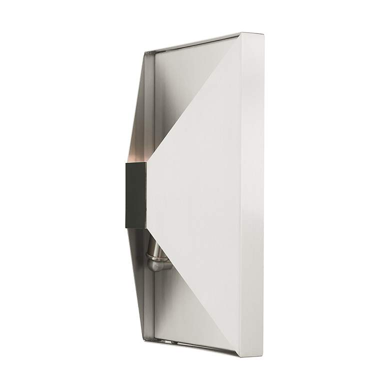 Image 6 Lexford 2 Light Brushed Nickel ADA Sconce more views