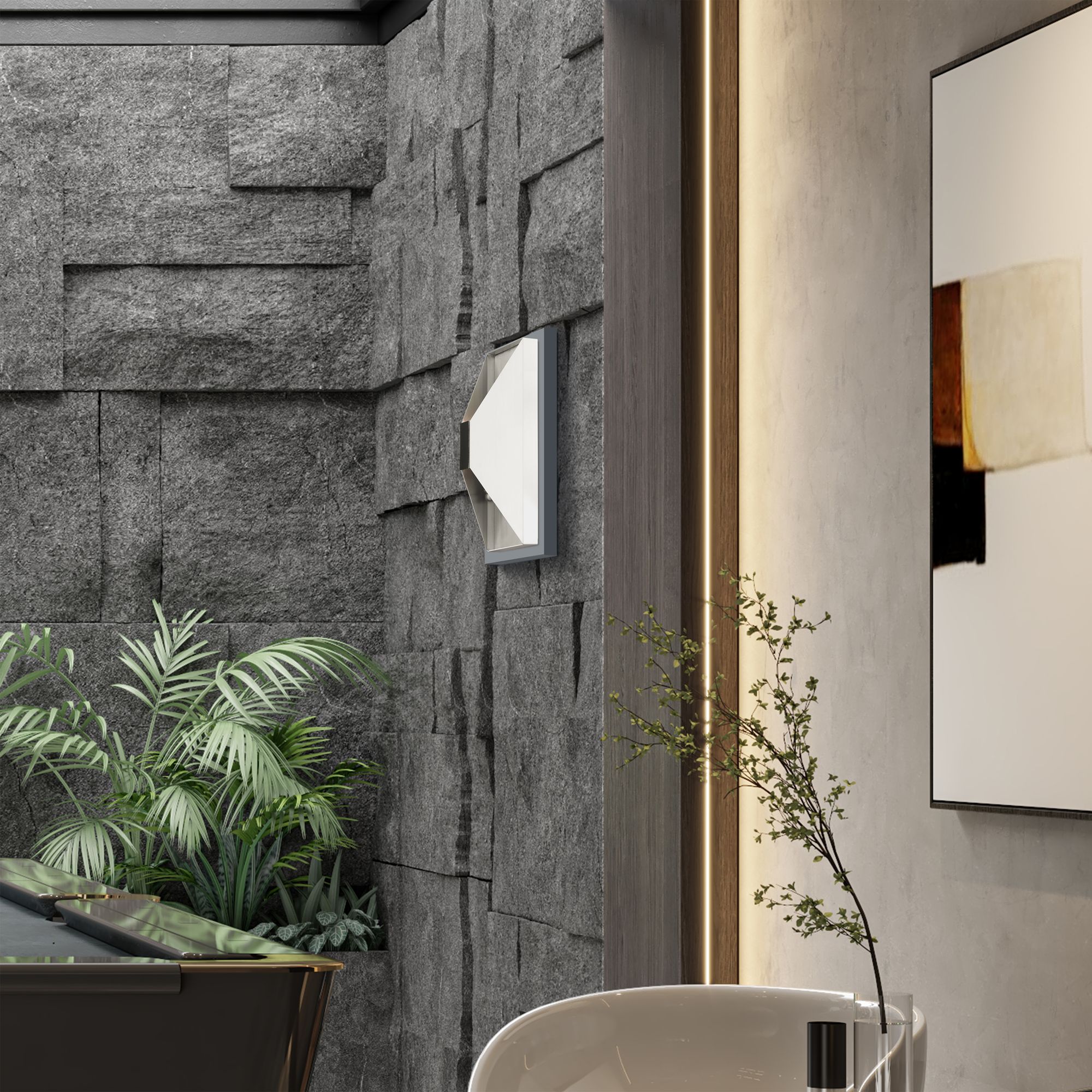 Lexford 2 Light Brushed Nickel ADA Sconce