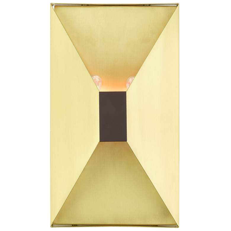 Image 1 Lexford 2 Light Satin Brass ADA Sconce