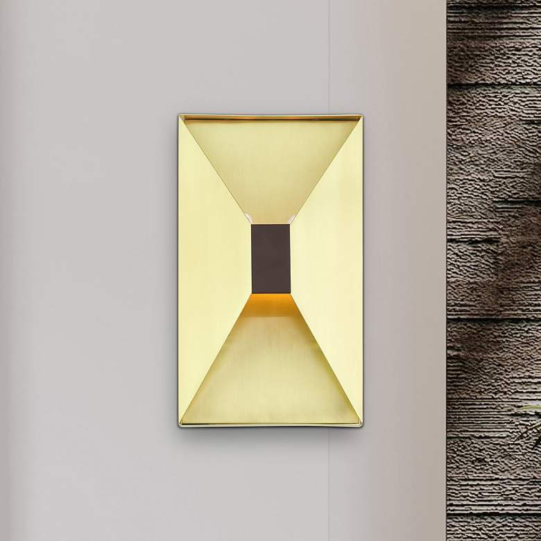 Image 1 Lexford 2 Light Satin Brass ADA Sconce