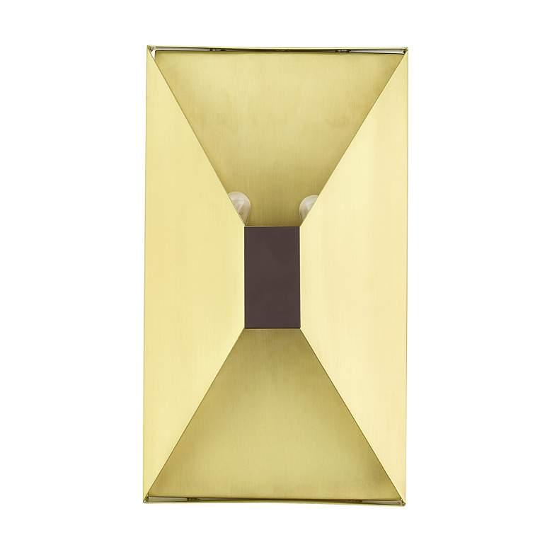 Image 3 Lexford 2 Light Satin Brass ADA Sconce more views