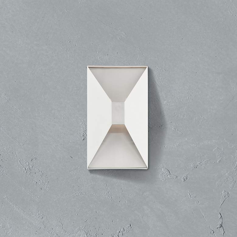 Image 1 Lexford 2 Light Textured White ADA Sconce