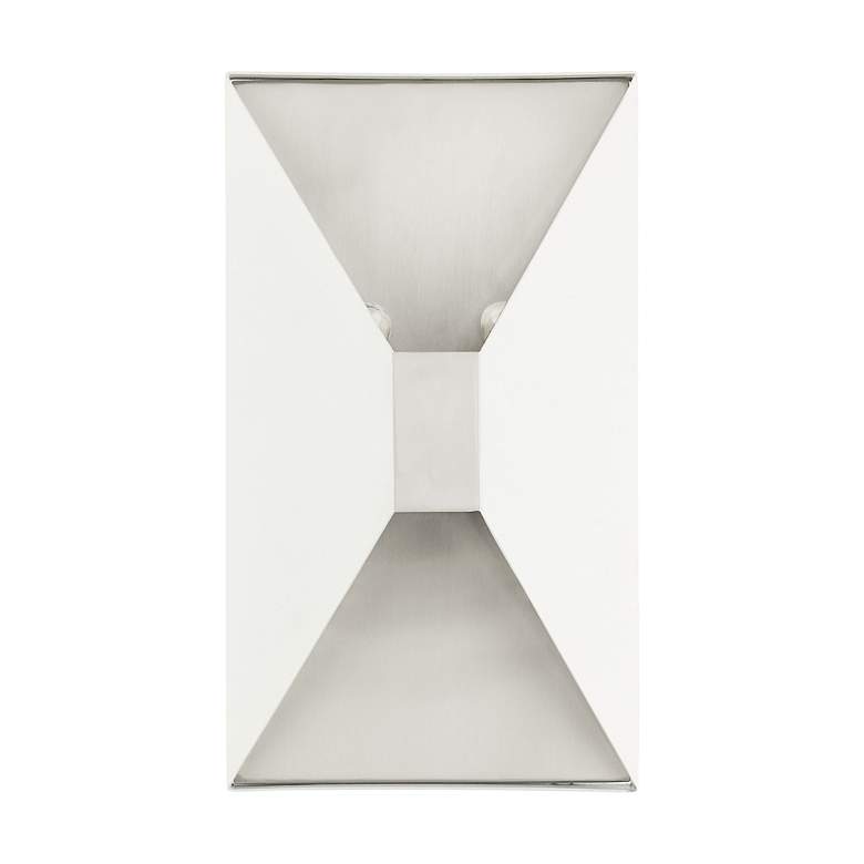 Image 3 Lexford 2 Light Textured White ADA Sconce more views