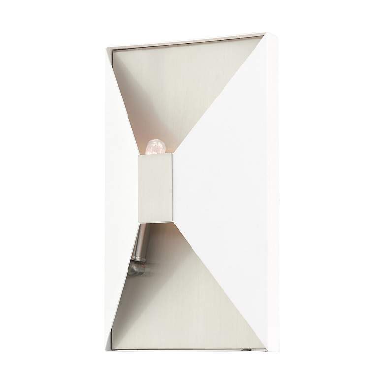 Image 5 Lexford 2 Light Textured White ADA Sconce more views