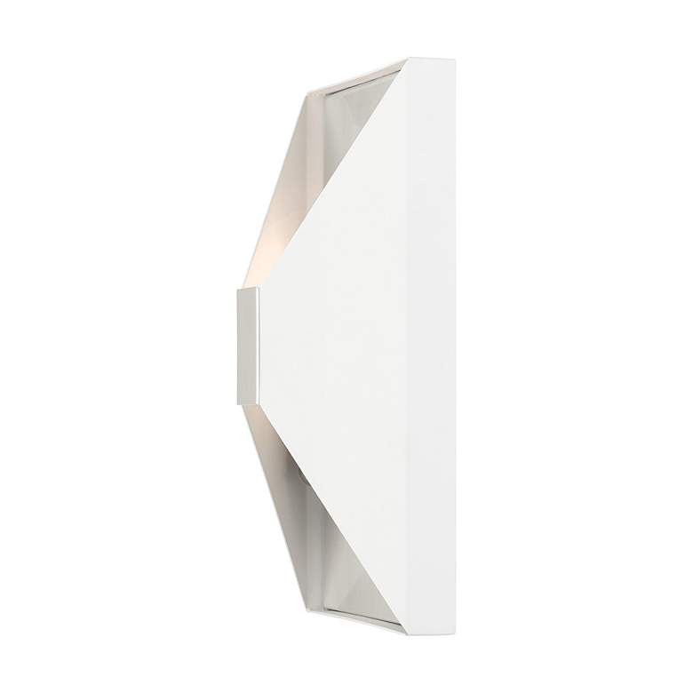 Image 7 Lexford 2 Light Textured White ADA Sconce more views