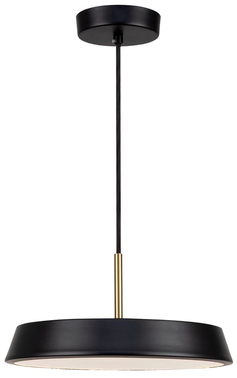 Image 2 Lexi 12" Wide Black Pendant With Black Shade more views