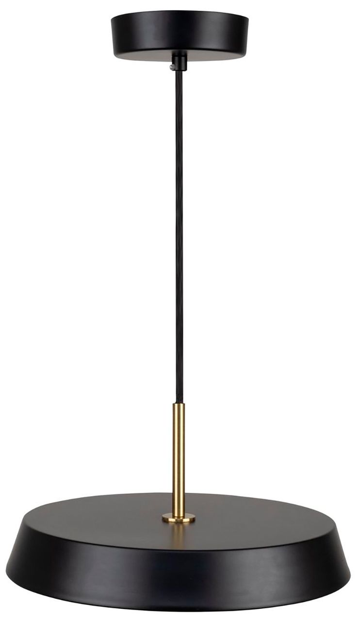 Image 3 Lexi 12" Wide Black Pendant With Black Shade more views