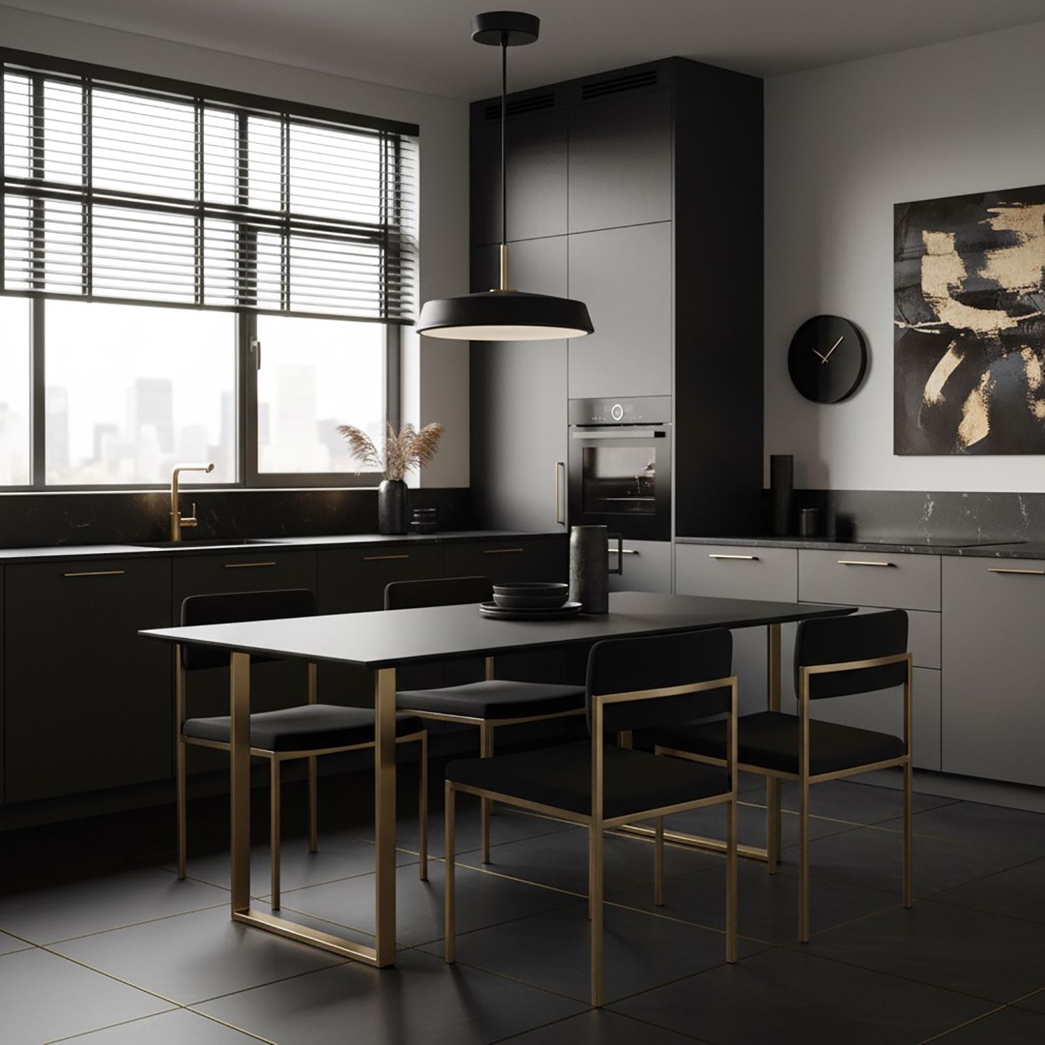 Image 6 Lexi 12" Wide Black Pendant With Black Shade more views