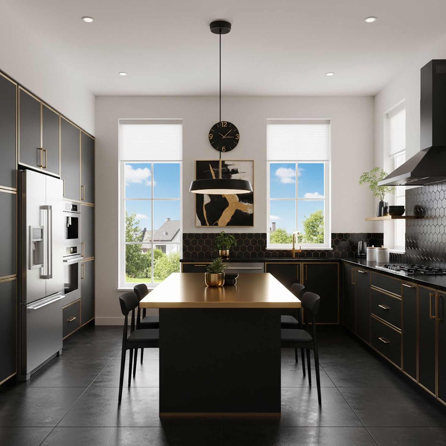 Image 6 Lexi 16" Wide Black Pendant With Black Shade more views