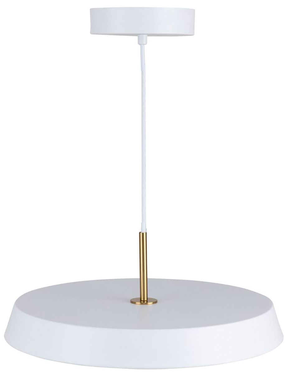 Image 4 Lexi 16" Wide White Pendant With White Shade more views