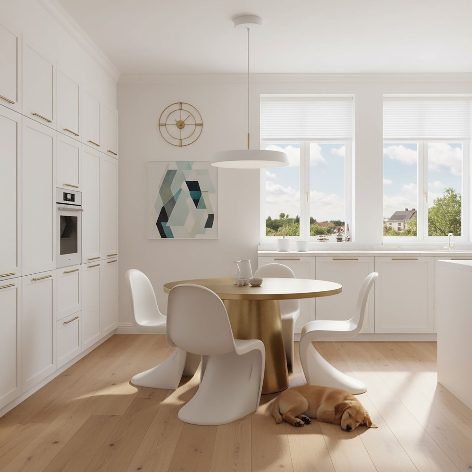 Image 7 Lexi 16" Wide White Pendant With White Shade more views