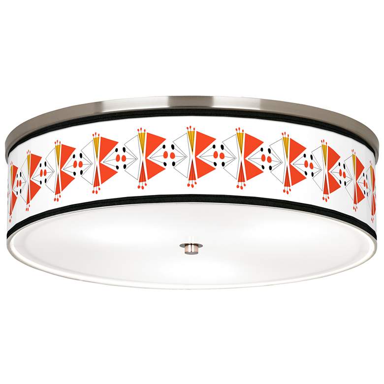 Image 1 Lexiconic III Giclee Nickel 20 1/4" Wide Ceiling Light