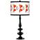 Lexiconic III Giclee Paley Black Table Lamp