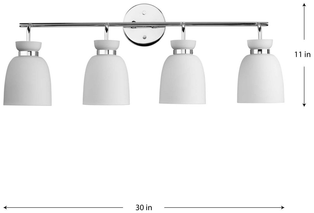 Image 4 Lexie Collection Four-Light Contemporary Vanity Light more views