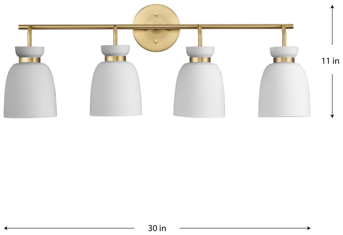 Image 4 Lexie Collection Four-Light Contemporary Vanity Light more views