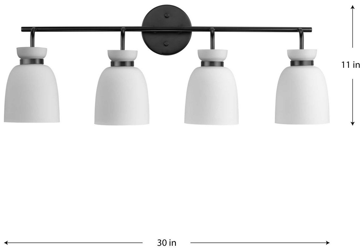 Image 4 Lexie Collection Four-Light Contemporary Vanity Light more views