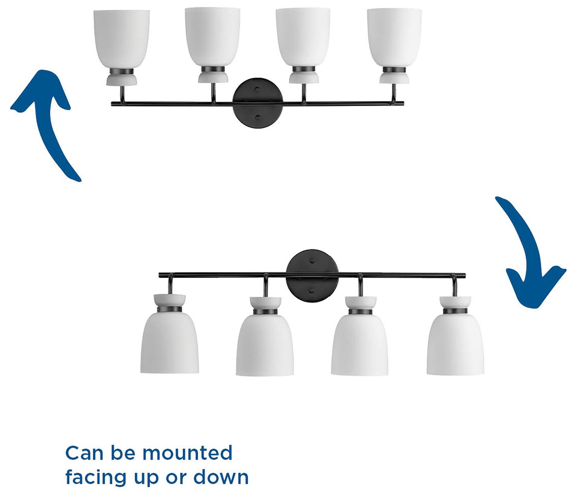 Lexie Collection Four-Light Contemporary Vanity Light