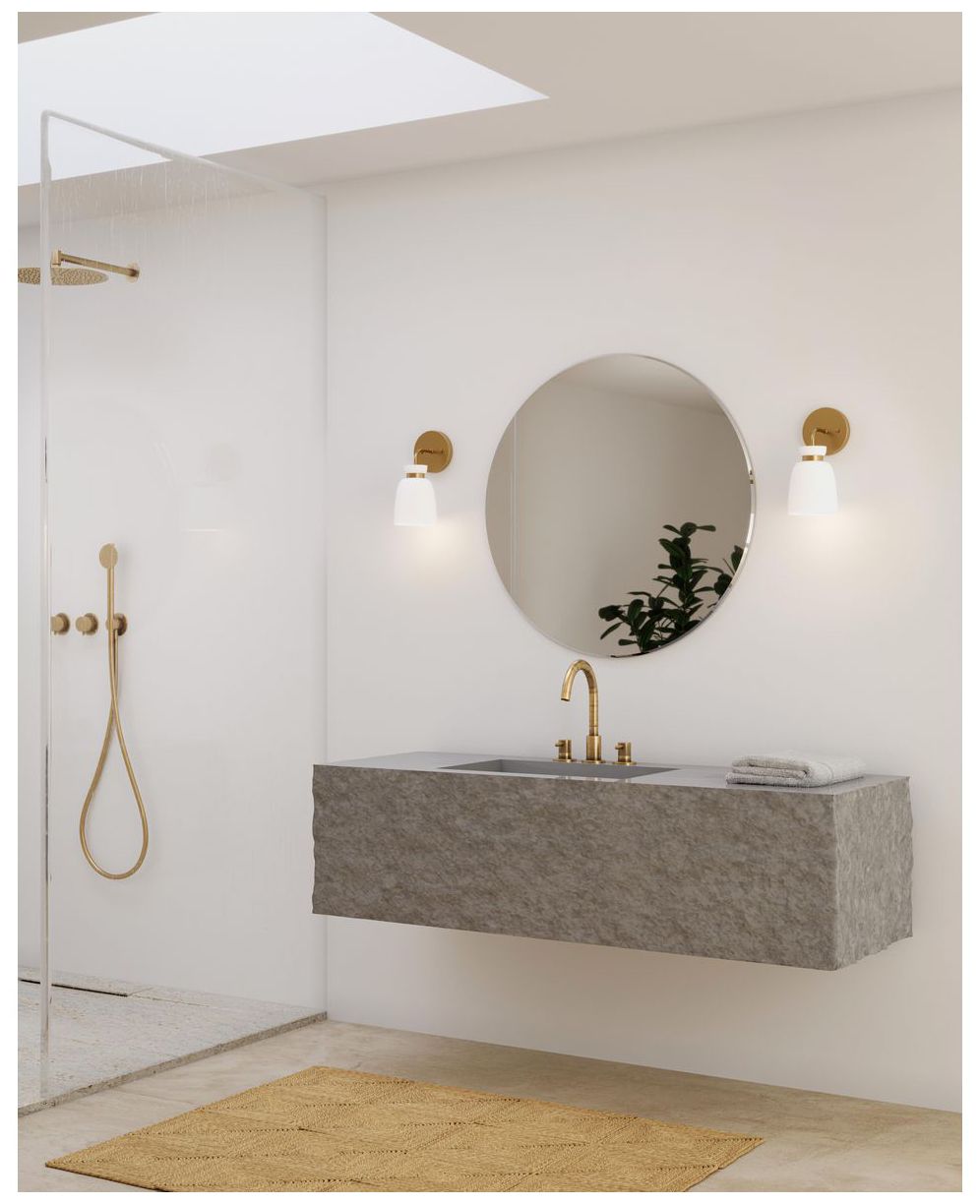 Image 2 Lexie Collection One-Light Contemporary Vanity Light more views