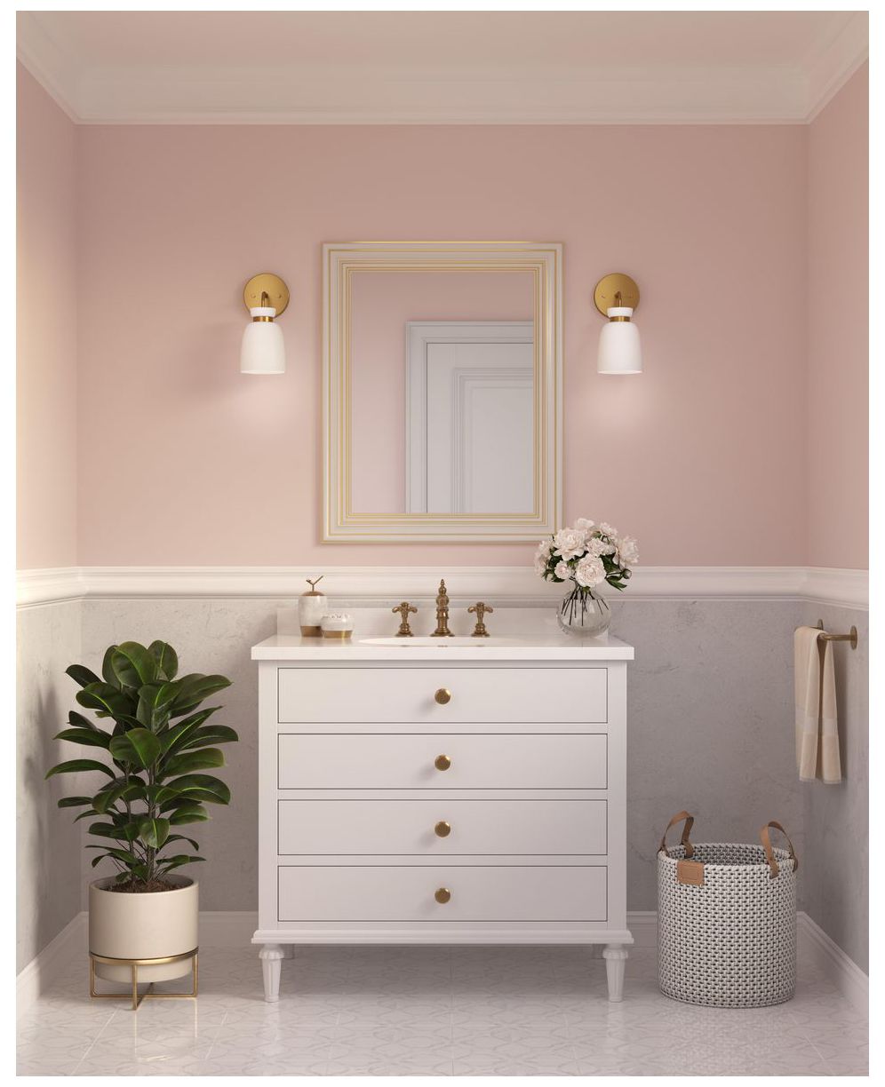 Image 3 Lexie Collection One-Light Contemporary Vanity Light more views