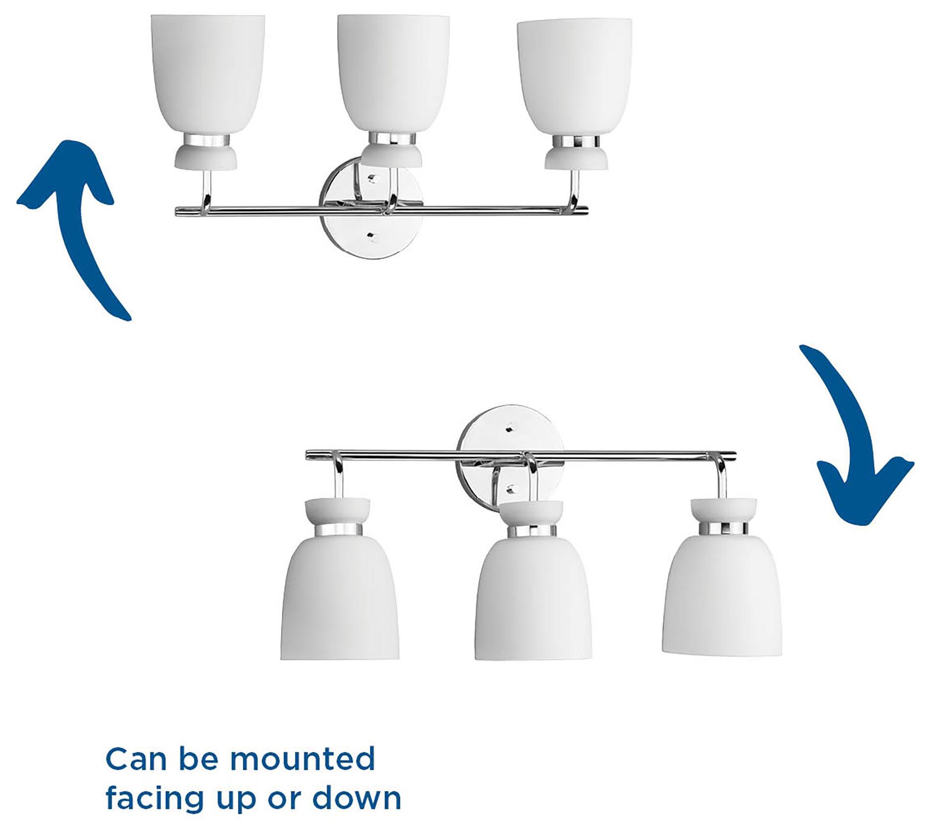 Lexie Collection Three-Light Contemporary Vanity Light