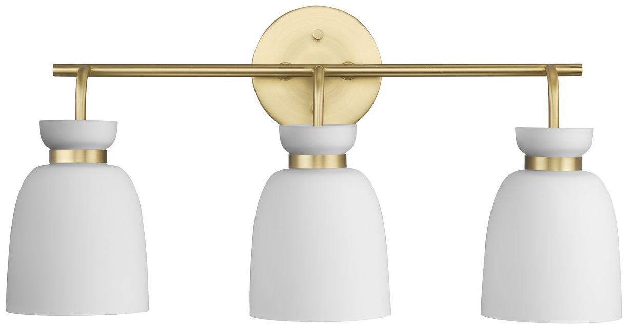 Image 6 Lexie Collection Three-Light Contemporary Vanity Light more views
