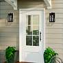 Lexington 1 Light Black Outdoor Wall Lantern