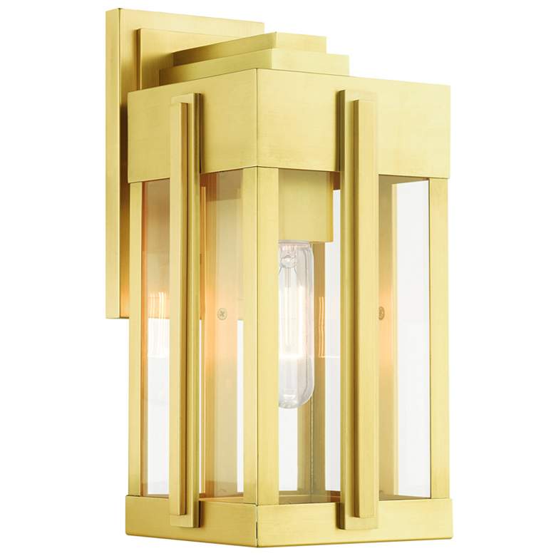 Image 1 Lexington 1 Light Natural Brass Outdoor Wall Lantern