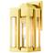 Lexington 1 Light Natural Brass Outdoor Wall Lantern