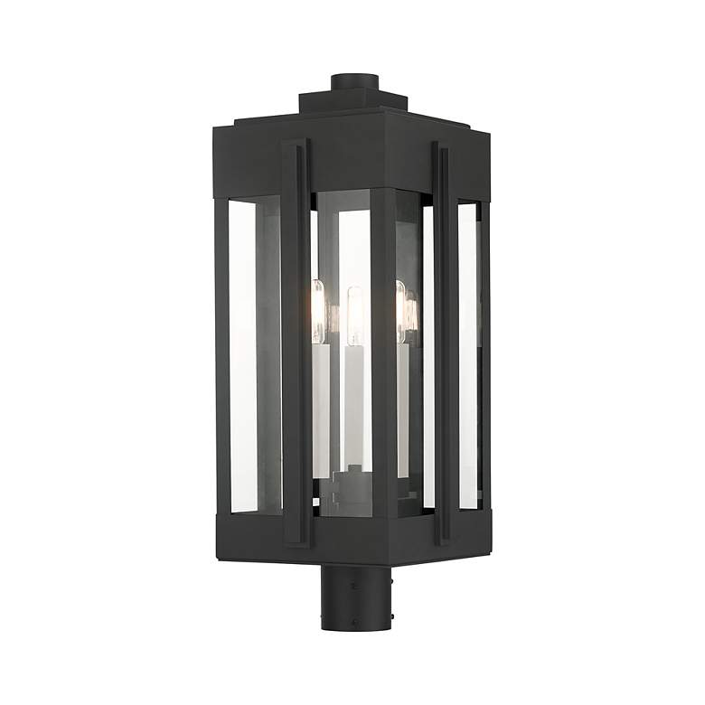 Image 3 Lexington 3 Light Black Outdoor Post Top Lantern more views