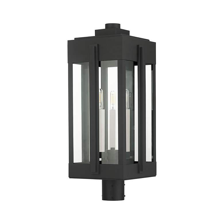 Image 4 Lexington 3 Light Black Outdoor Post Top Lantern more views