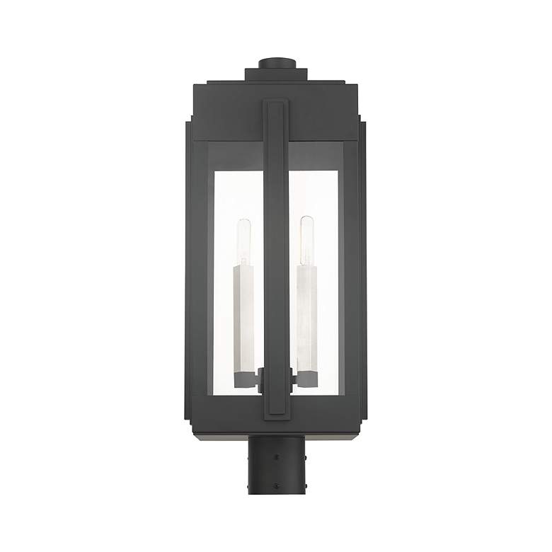 Image 6 Lexington 3 Light Black Outdoor Post Top Lantern more views