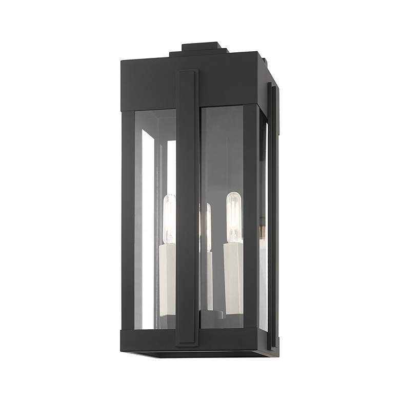 Image 5 Lexington 3 Light Black Outdoor Wall Lantern more views