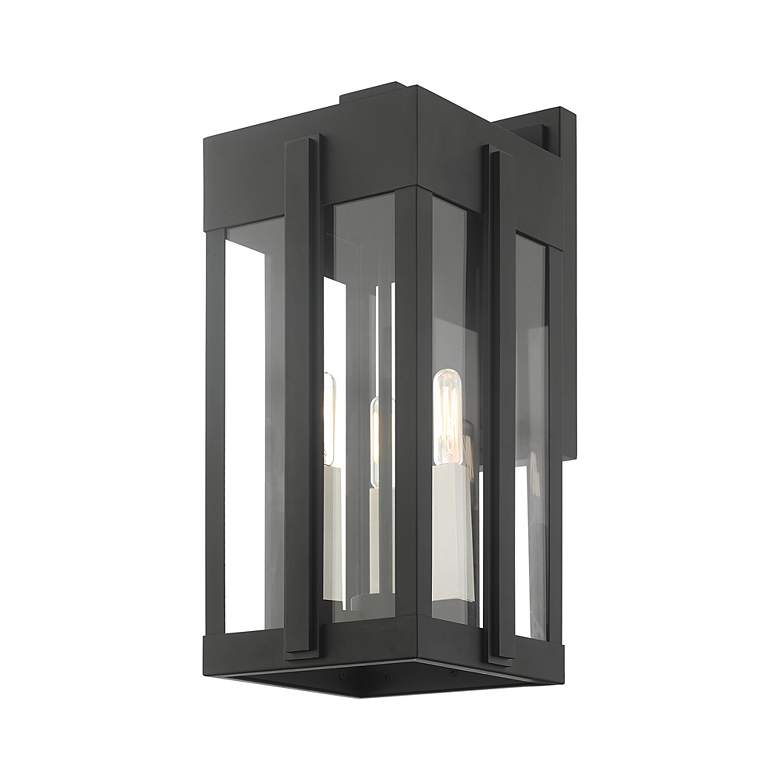Image 6 Lexington 3 Light Black Outdoor Wall Lantern more views