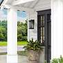 Lexington 3 Light Black Outdoor Wall Lantern