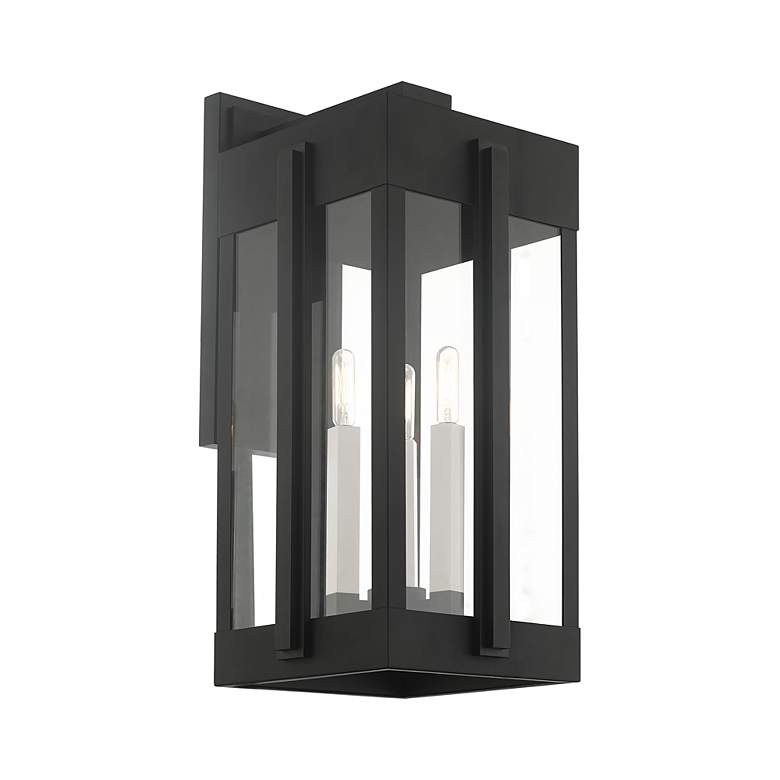 Image 6 Lexington 3 Light Black Outdoor Wall Lantern more views