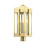 6_Lexington 3 Light Natural Brass Outdoor Post Top Lantern more views