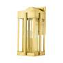 4_Lexington 3 Light Natural Brass Outdoor Wall Lantern more views