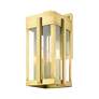 6_Lexington 3 Light Natural Brass Outdoor Wall Lantern more views