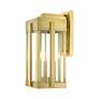 7_Lexington 3 Light Natural Brass Outdoor Wall Lantern more views