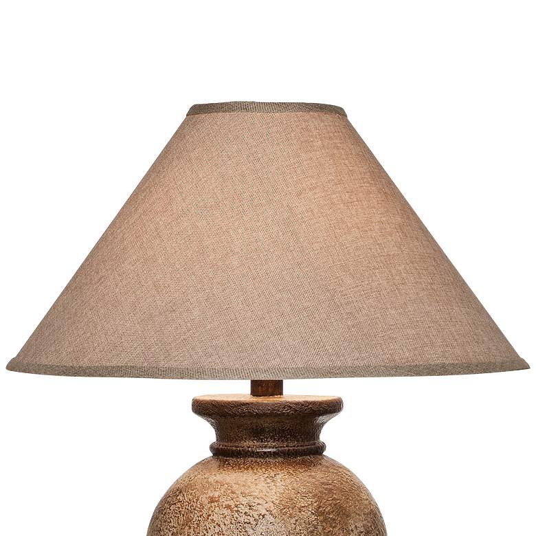 Image 2 Lexington 30" High Classic Stone Gold Vase Table Lamp with LED Bulb more views