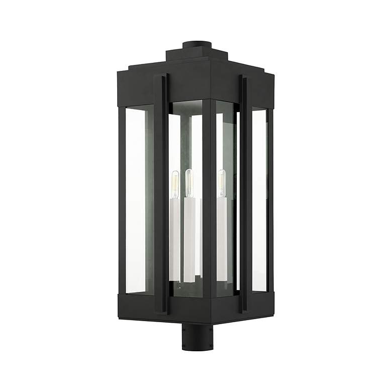 Image 4 Lexington 4 Light Black Outdoor Post Top Lantern more views