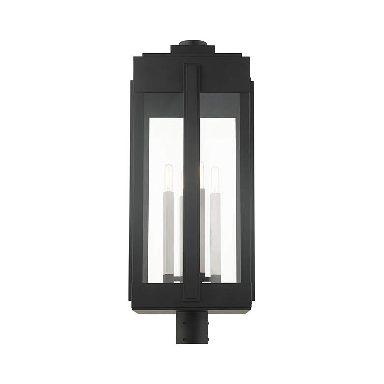 Image 7 Lexington 4 Light Black Outdoor Post Top Lantern more views