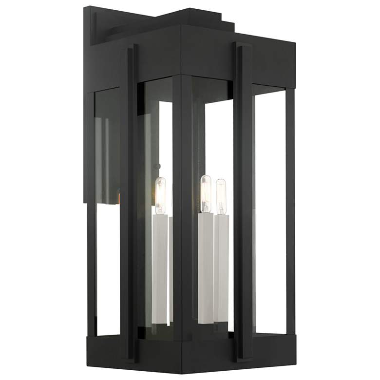 Image 1 Lexington 4 Light Black Outdoor Wall Lantern