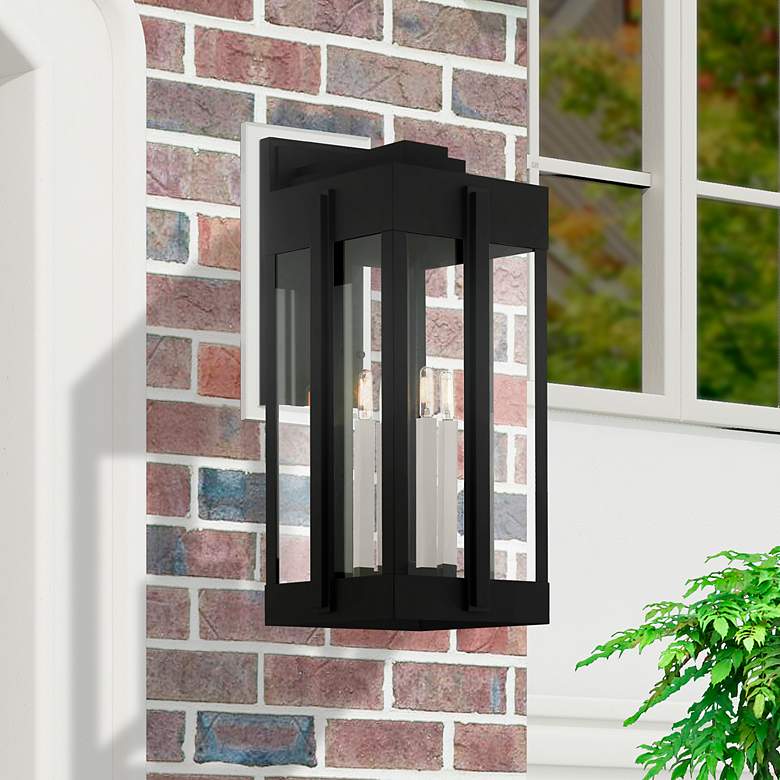 Image 1 Lexington 4 Light Black Outdoor Wall Lantern