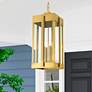 1_Lexington 4 Light Natural Brass Outdoor Pendant Lantern