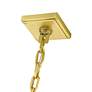 Lexington 4 Light Natural Brass Outdoor Pendant Lantern