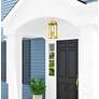 Lexington 4 Light Natural Brass Outdoor Pendant Lantern
